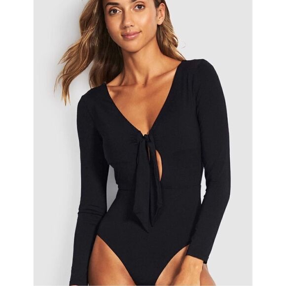 New. SEAFOLLY rashguard. US Size 4. MSRP $149 - Picture 2 of 11